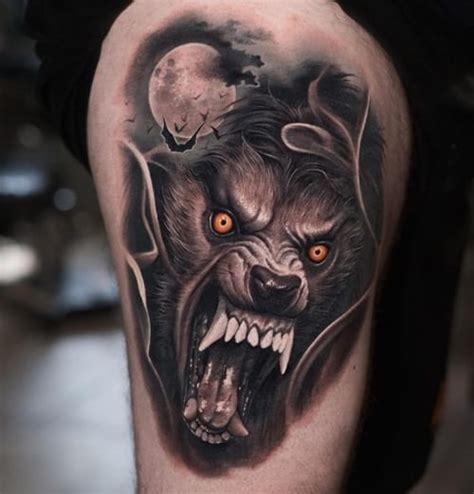Men Who Choose a Werewolf Tattoo .
